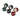 3 ring boxes in green, navy blue and burgundy holding 3 diamond rings.